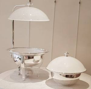 Compact Stainless Steel Chafing Dish With Space Saving Design Ideal For Catering <b>Trucks</b> Outdoor Events And Weddings - Product Image 4