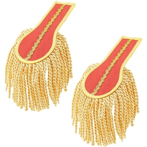 Custom Wholesale Marching <b>Band</b> British Royal Guards Uniform Epaulettes Embroidered Safety Pin Luxury Style Custom Size - Product Image 5