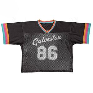 Hot Selling Custom Logo American Football Jersey Superior Quality Mesh <b>Material</b> Breathable <b>Printed</b> Uniform SI-AFU-09 - Product Image 5