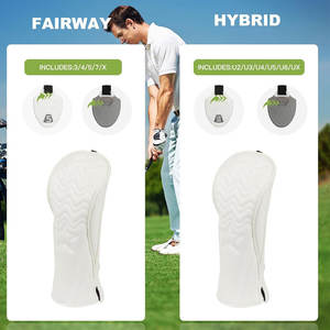 Housse de protection durable pour tête de club de golf, design en matériau souple pour la sécurité et le rangement des clubs - Product Image 4