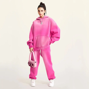 Sweats à capuche en polaire pour hommes, hiver, sublimation, couleurs personnalisées, respirant, séchage rapide, polyester/coton, épaules tombantes, thermique - Product Image 6