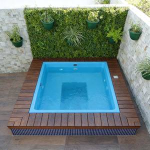 Mini Piscina Elevada con Calefacción para Niños, de Fibra de Vidrio para Jardín, con Color Personalizable, Resistente a los Rayos UV y a la Corrosión - Product Image 1