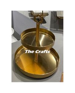 Soporte para servir pasteles de Color Beige de hierro, tamaño y forma personalizados, soporte para servir pasteles de Chocolate para uso doméstico en hoteles - Product Image 6