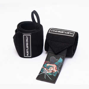 Nouvel Arrivée Haltérophilie Poignet Wrap Ajustement Logo Personnalisé Poignet Soutien Respirant Gym Workout Poignet Wraps - Product Image 1