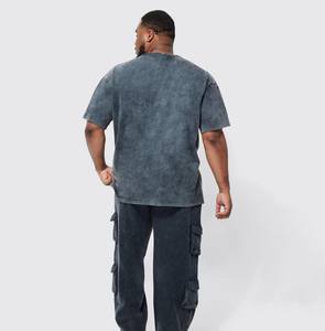 เสื้อยืดผู้ชายผ้าคอตตอน 100% พิมพ์ลายตามสั่ง ทรงปกติ ซักย้อมสีแบบแอซิดวอช เนื้อผ้าหนา คุณภาพดี เป็นมิตรต่อสิ่งแวดล้อม จากโรงงาน Factory 2025 - Product Image 3