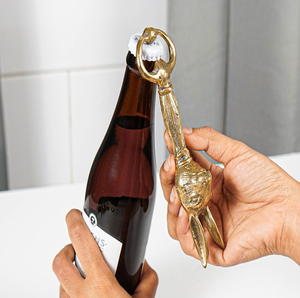 Costero, marino, marisco, único, decorativo, dorado, novedoso, abridor de botellas resistente. Disponible a precios de mayorista. - Product Image 4