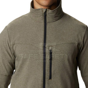 OEM <b>Winter</b> Sports Outdoor Men's Soft Shell Jacket Windbreaker Hooded Fleece Waterproof Men's Jackets - Product Image 5