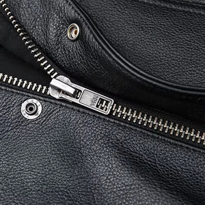 Chaleco de cuero de alta calidad de moda para hombres y ropa de invierno de cuero impermeable para exteriores Chaleco de cuero de estilo personalizado - Product Image 5