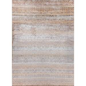 Alfombra Konstrukt 3D a Rayas Rojas y Naranjas, Alfombra Jasmine para el Hogar, para Sala de Estar, Pasillo, Alfombra Rectangular Tejida a Mano - Modelo Hpj-13004 - Product Image 1