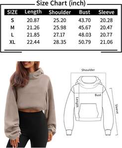 Femmes 2025 automne hiver sweat à capuche court décontracté Y2K tenues à manches longues sweats brodé Polyester coton à la mode - Product Image 6