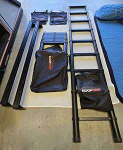 Single Outdoor <b>4</b>-Season Pop up Camping <b>Tent</b> for Car Rooftop Use One <b>Bedroom</b> - Product Image 4