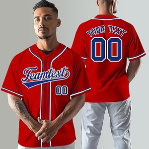 Maillot de baseball personnalisé OEM 100 % polyester, séchage rapide, respirant, design cousu, imprimé par transfert thermique, col montant, style ensemble - Product Image 5