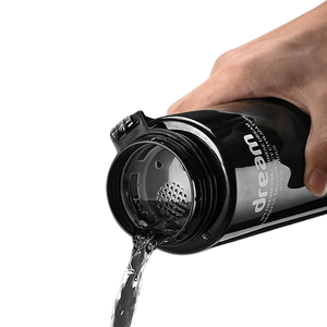 ขวดน้ำพลาสติก PET 700มล. พร้อมฝาพับกันรั่วและเวลาสำหรับยิมสำนักงานกลางแจ้ง - Product Image 3