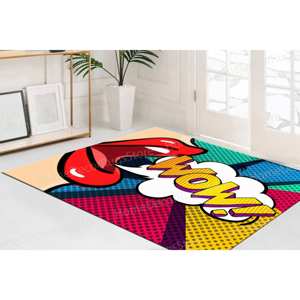 Vibrant Printed <b>Rug</b>: Modern, Colorful, and Stylish Home Accent,Chenille <b>Rug</b> - Product Image 3