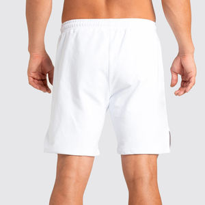 Vente en gros de shorts de jogging en coton éponge français épais pour hommes service OEM avec cordon de serrage plaine streetwear shorts de survêtement en polaire - Product Image 2