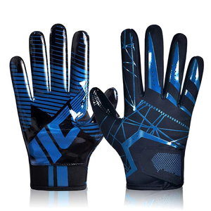 Gants de football américain sur mesure de qualité supérieure pour hommes et gants de football pour sports de plein air à bas prix - Product Image 1