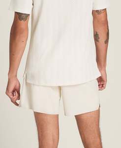 กางเกงขาสั้นเล่นเทนนิสของผู้ชายกางเกงขาสั้นผ้าระบายอากาศได้ดีเอวกลางมีโลโก้ด้านหน้า - Product Image 5