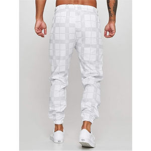 Pantalones ajustados informales para hombre, nueva moda, pantalones de algodón de talla grande, ligeros, de cintura media, los más populares, lavados de Color sólido - Product Image 4