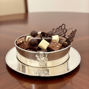 Tazón de Chocolate de Metal para vajilla, última nueva colección, tazón dulce, tamaño personalizado, elegante, de lujo, nuevo tazón de Chocolate de Metal - Product Image 1