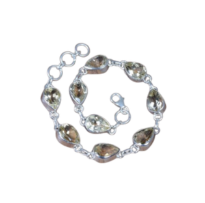 Jewelry For Women Silver <b>Boho</b> Style <b>Bracelet</b> Jewelry 925 Sterling Silver Citrine Gemstone Trending Handmade <b>Bracelet</b> Gift Love - Product Image 1