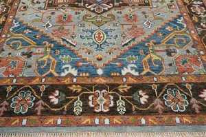 Alfombra antideslizante de algodón anudada a mano a precio de fábrica para sala de estar Rosa moderna 7x8 8x9 tejida a mano de alta calidad para mascotas 1 pieza - Product Image 6