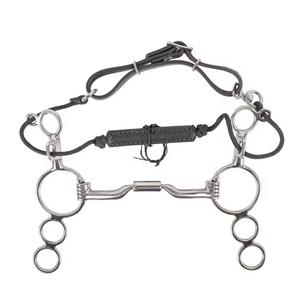 Nouvelle Conception de Mors d'Équitation Anglaise avec Branches à Points, Mors en Fer Doux à Port Bas, Matériel Confortable pour Produits Équestres - Product Image 1