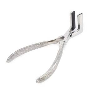 Pince à extensions capillaires adhésives ultime en acier inoxydable pour application micro-anneaux sans couture, kératine renforcée, fixation forte, logo personnalisé - Product Image 2