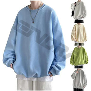 สเวตเชิ้ตของผู้ชายสเวตเชิ้ตสีพื้นผ้าโพลีเอสเตอร์ผ้าคอตตอนดีไซน์แตกต่างกัน - Product Image 5