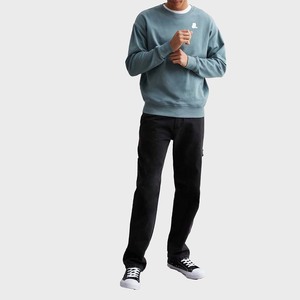 Nouveaux hommes surdimensionné 100% coton sweat lourd polaire imprimé motif goutte épaule col rond respirant sweat à capuche décontracté - Product Image 1