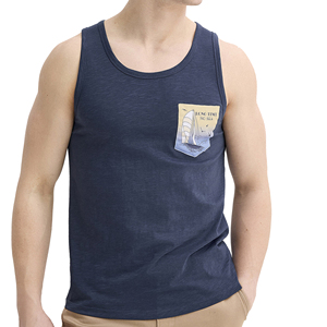 เสื้อกล้ามถักแขนกุดไซส์ใหญ่สำหรับผู้ชาย - Product Image 1