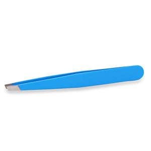 Pince à sourcils en acier inoxydable, outils de beauté, rose et droite, vente en gros - Product Image 1