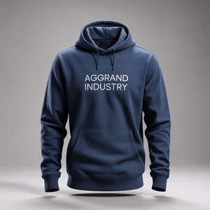 Fabricants de vêtements en gros sweats à capuche imprimés de mode vierges personnalisés avec logo sweat à capuche en coton surdimensionné pour hommes 500gsm poids lourd - Product Image 6