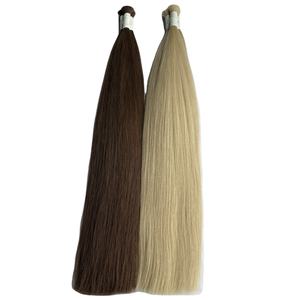 มัดผมบริสุทธิ์ผู้ขายราคาถูกมนุษย์ผมรวมกลุ่ม613ตรงบราซิลมนุษย์ผมสานมัด - Product Image 1