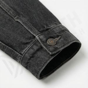 Veste en jean pour femme d'hiver, coton respirant, écologique, style décontracté, qualité supérieure, jean court, manches longues, couleur personnalisée - Product Image 6