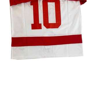 Maillot de hockey sur glace en gros, pas cher et durable, 100% polyester, sublimation personnalisée, tous les styles, surpiqué, vêtements de hockey - Product Image 4