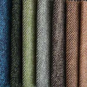 Tela de poliéster de alta calidad con textura de terciopelo para muebles, tapicería suave de poliéster, tela tejida para sofá, jacquard bordado de peso medio. - Product Image 1