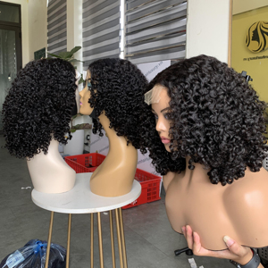 Nouvelle arrivée perruque de cheveux bouclés donneur unique en couleur cheveux humains vendeur de cheveux bruts - Product Image 1