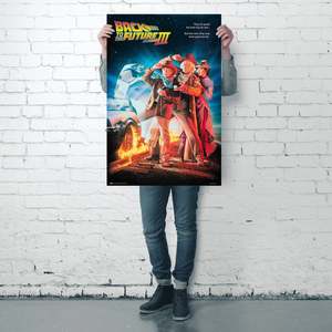 Póster en lienzo 'Regreso al futuro parte III' de estilo moderno con marco negro - Product Image 5