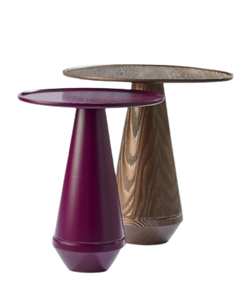 Accent Table d'extrémité ronde meubles enduit de poudre Table d'appoint salon décor à la maison ferme pays salon - Product Image 3