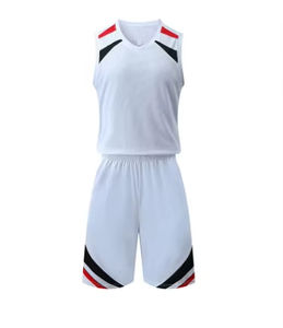 Ensembles de maillots de basket-ball pour hommes confortables, respirants, à séchage rapide, en tissu extensible, sans manches, pour les entraînements intenses d'été - Product Image 4