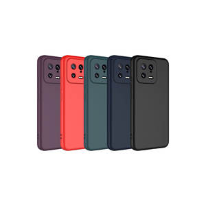 Coque de protection en silicone souple de luxe, édition limitée mate, rouge, pour Xiaomi Mi 13 - Modèle A53 - Product Image 3