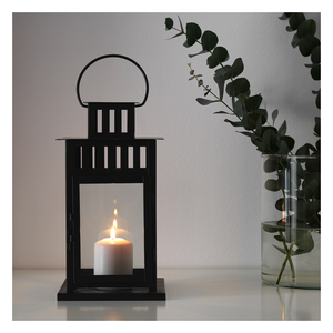 Linterna de Metal de estilo europeo para exteriores, para decoración del hogar, colgante de jardín negro, diseño marroquí, impresión personalizable, luz usada - Product Image 4