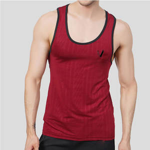 เสื้อกล้ามระบายอากาศได้ดีสำหรับผู้ชายเสื้อฟิตเนสสีแบบลำลองสำหรับฟิตเนส - Product Image 5