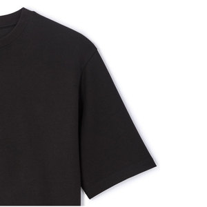 T-shirt d'entraînement basique à manches courtes et col rond, couleur unie, coupe classique, pour hommes grands et corpulents, idéal pour l'été - Product Image 3