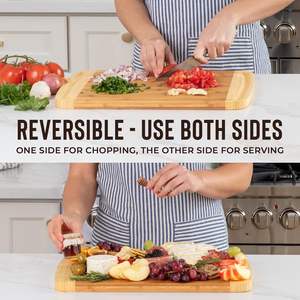 Tabla de cortar de madera recuperada de servicio pesado para cocinas comerciales para el accesorio de cocina más vendido - Product Image 3