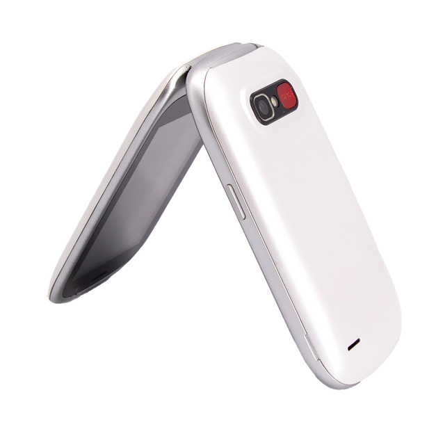 L3201 3.2" Double Screen Sos Button Keypad 4G Bands Flip Senior Mobile Phone