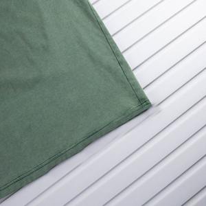 T-shirt surdimensionné pour homme col rond délavé à l'acide 100% coton respirant décontracté à manches courtes - Product Image 3