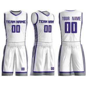 Uniforme sportif de basket-ball 100% polyester sur mesure ensembles de bonne qualité avec uniforme de basket-ball de nouvelle conception de grande taille - Product Image 2