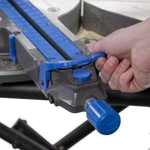 Sierra Ingletadora Compuesta Eléctrica Deslizante de 10 Pulgadas para Madera, Metal, Piedra y Ladrillo, para Uso Industrial y Bricolaje, con Opciones de Fuente de Alimentación - Product Image 1