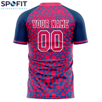 Camiseta de Fútbol Unisex al por Mayor, Personalizable con Número y Logotipo, Transpirable, de Secado Rápido, Sublimada, con Colores Personalizados